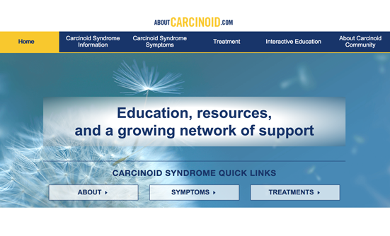 Lexicon Announces the Launch of Aboutcarcinoid.com